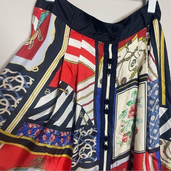 $288 unsubscribed Rivieara button front skirt NWT SIZE 6 - Picture 9 of 12